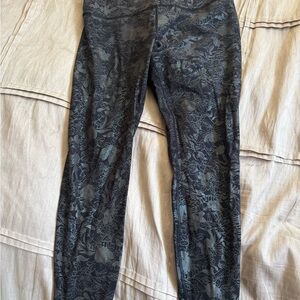 Floral Black Women's Pants